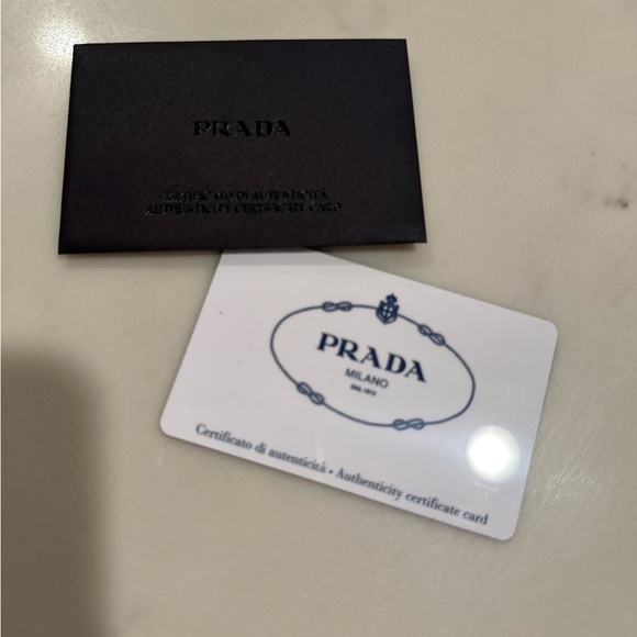 Prada Saffiano Black Leather Wallet on Chain With Box and Authenticity Card - Picture 13 of 14